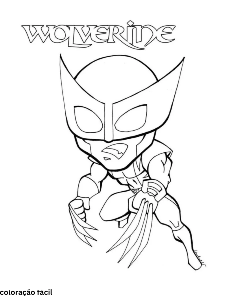 desenho do wolverine