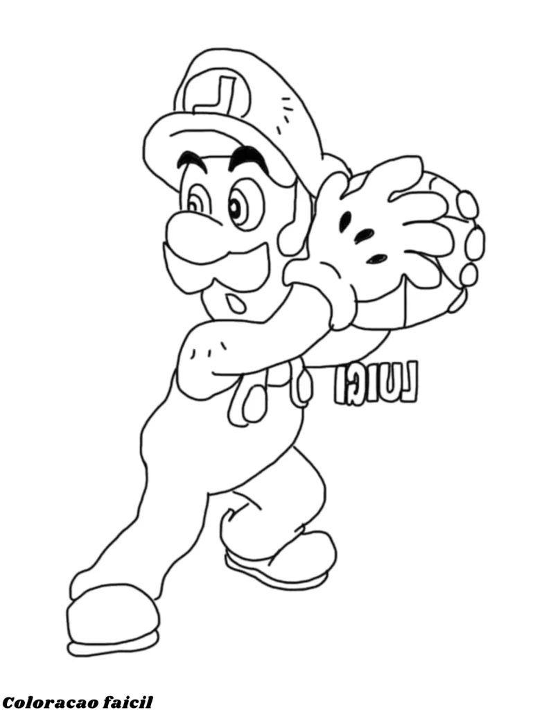 desenhos para pintar mario