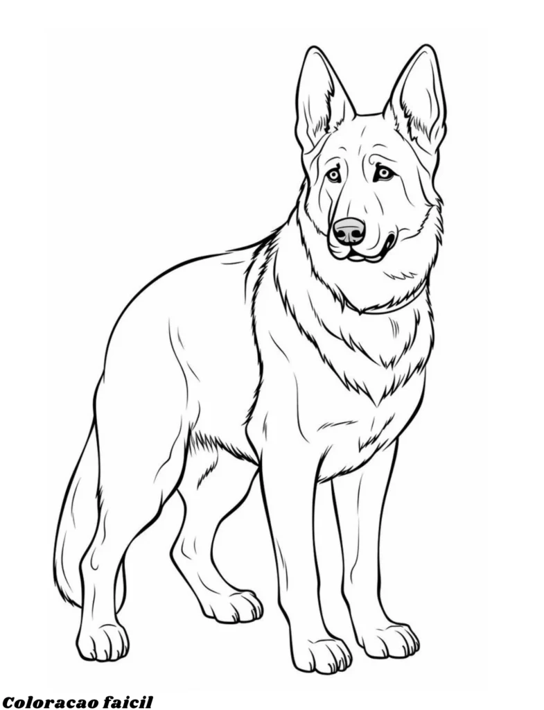 desenho cachorros para colorir