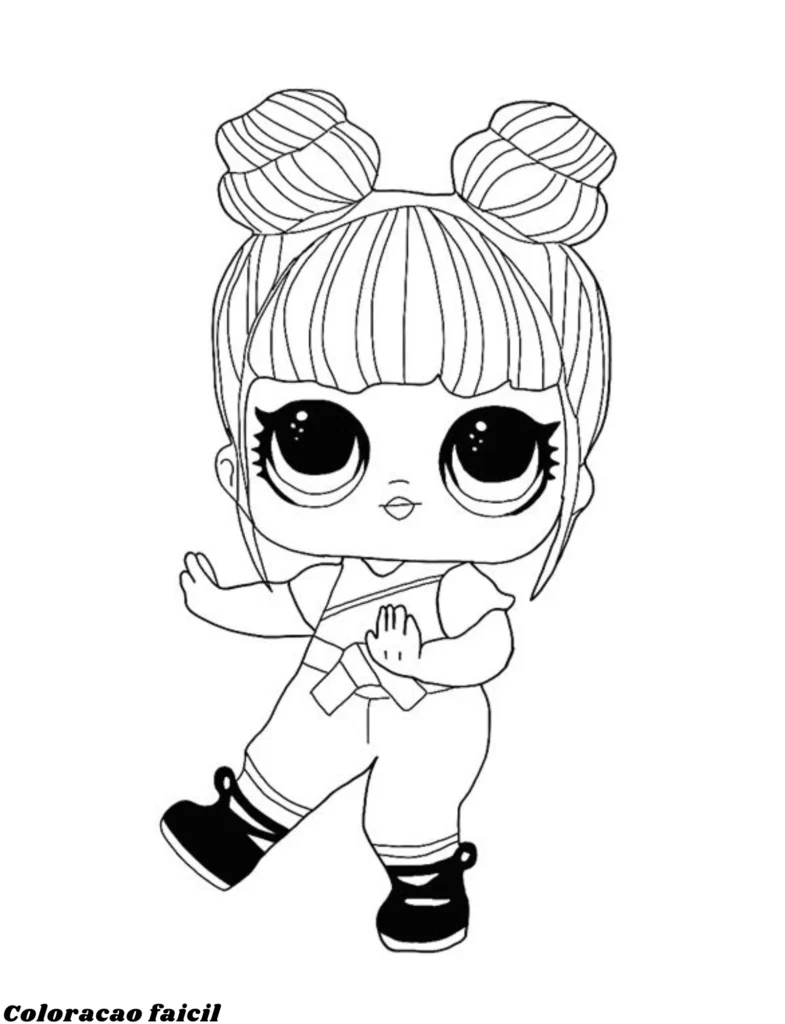 desenho da lol para colorir