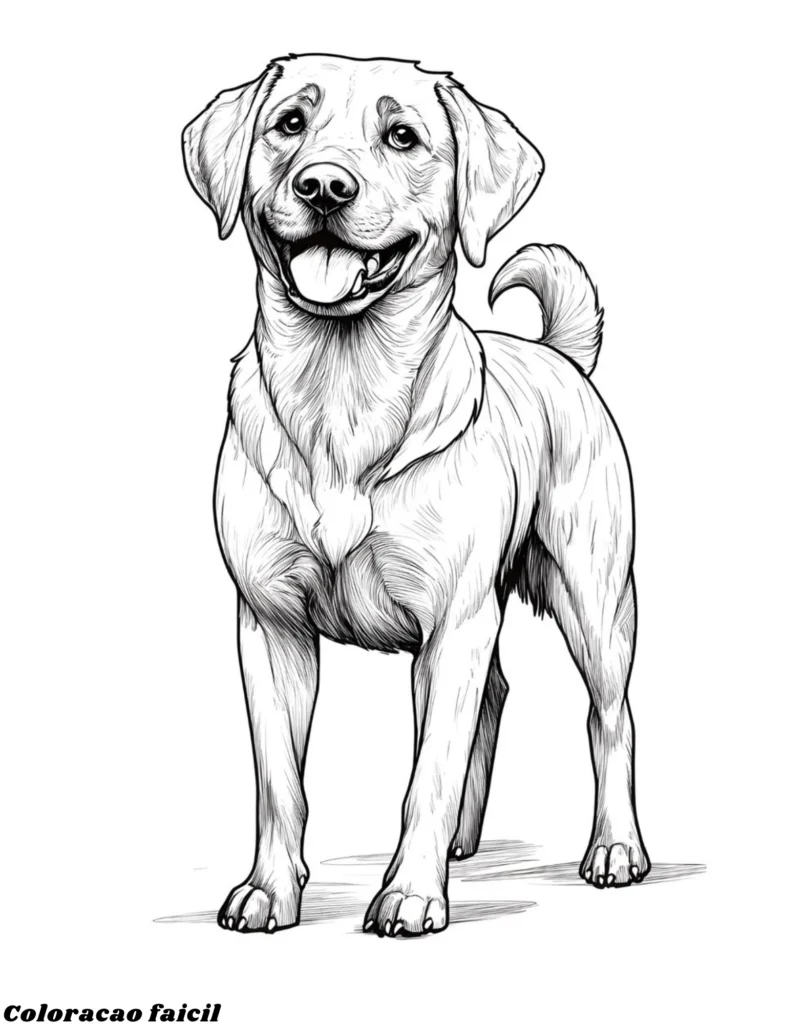 cachorro desenhos para colorir