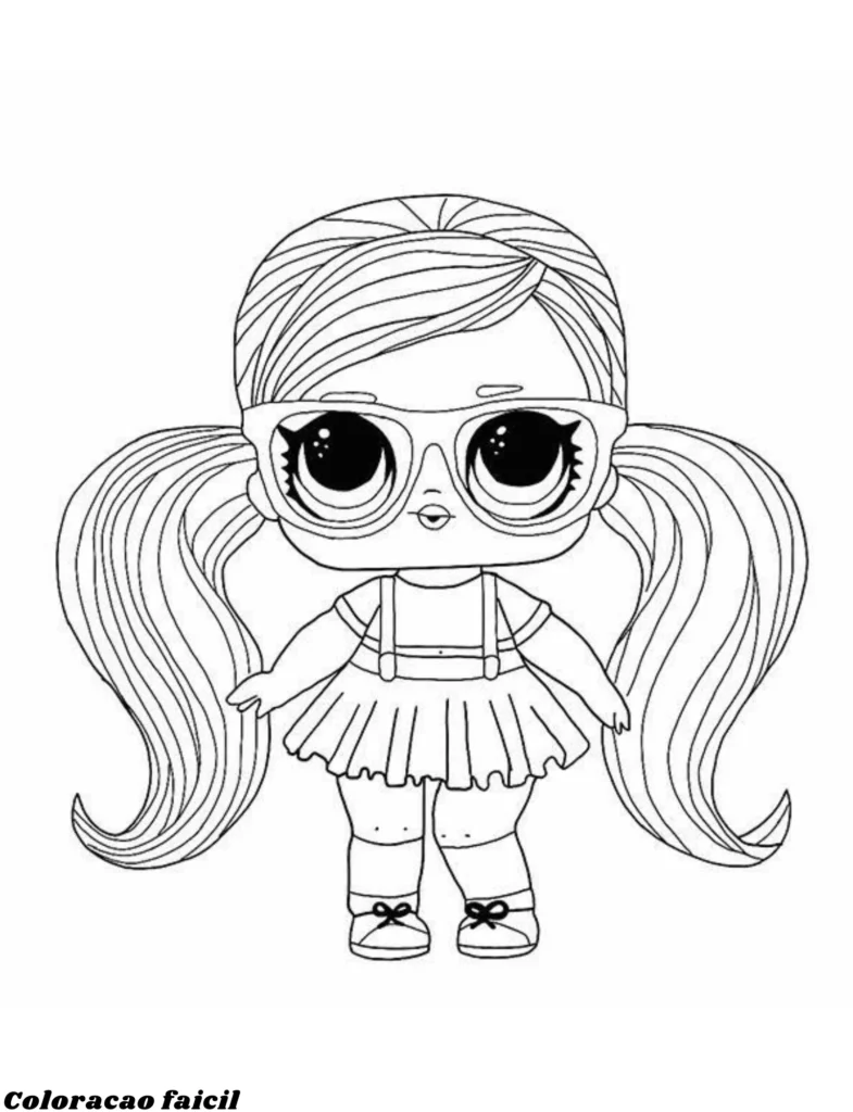 desenho para colorir lol
