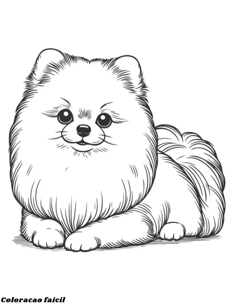 desenho cachorro para colorir