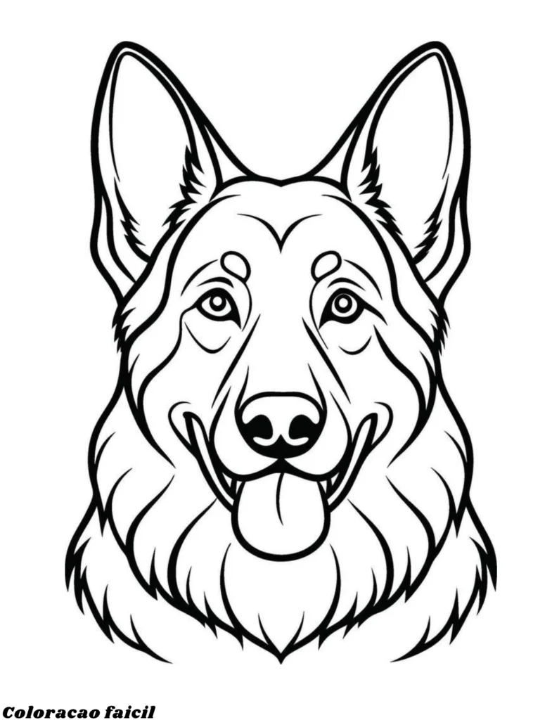 desenho para colorir de cachorro