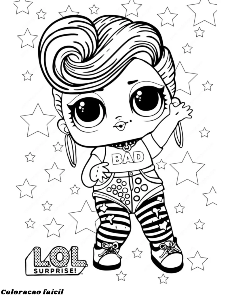desenho de lol para colorir
