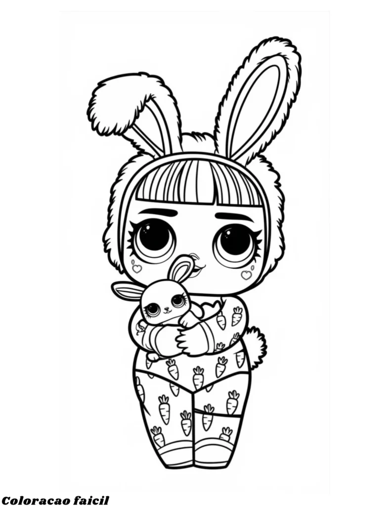 desenho para pintar lol