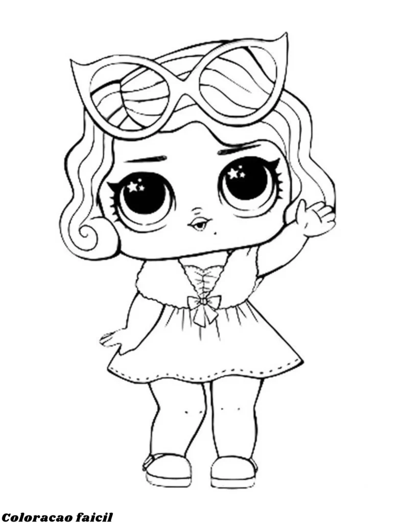 desenho para colorir da lol
