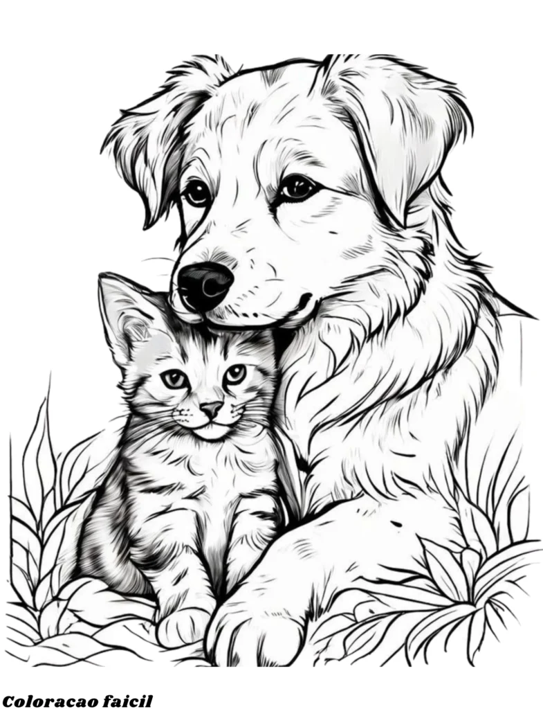 cachorro para colorir e imprimir
