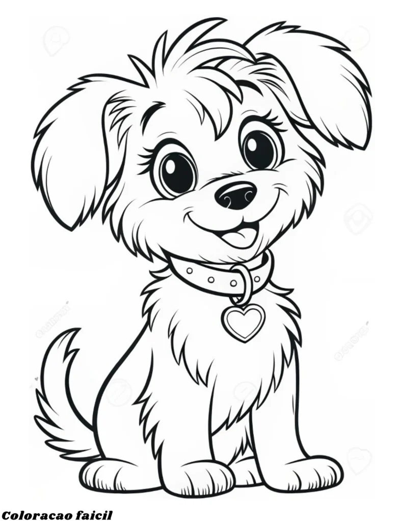 desenhos para colorir de cachorro