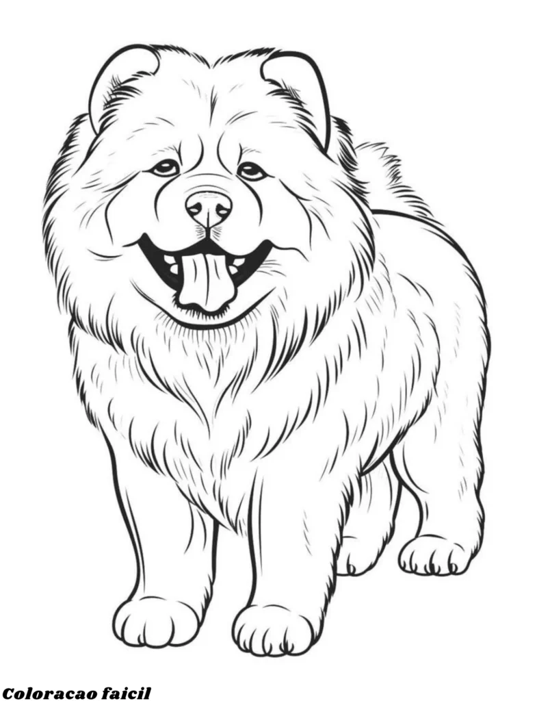 desenho de um cachorro para colorir