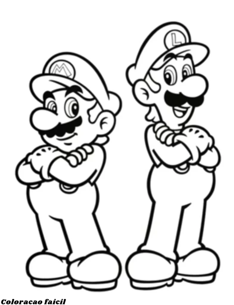 desenhos do luigi