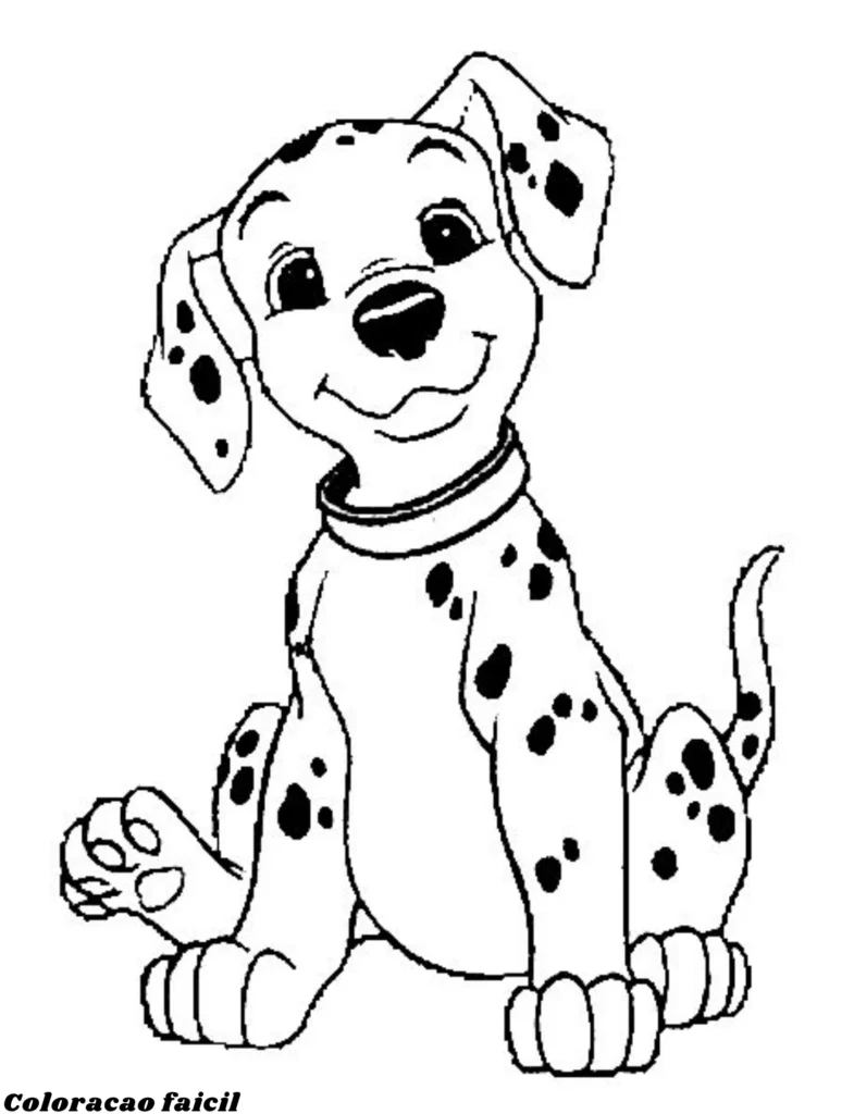 desenho para colorir cachorrinho