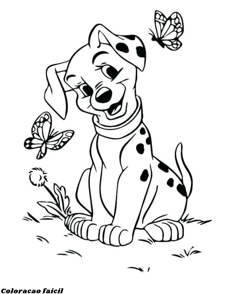 desenhos para colorir cachorro