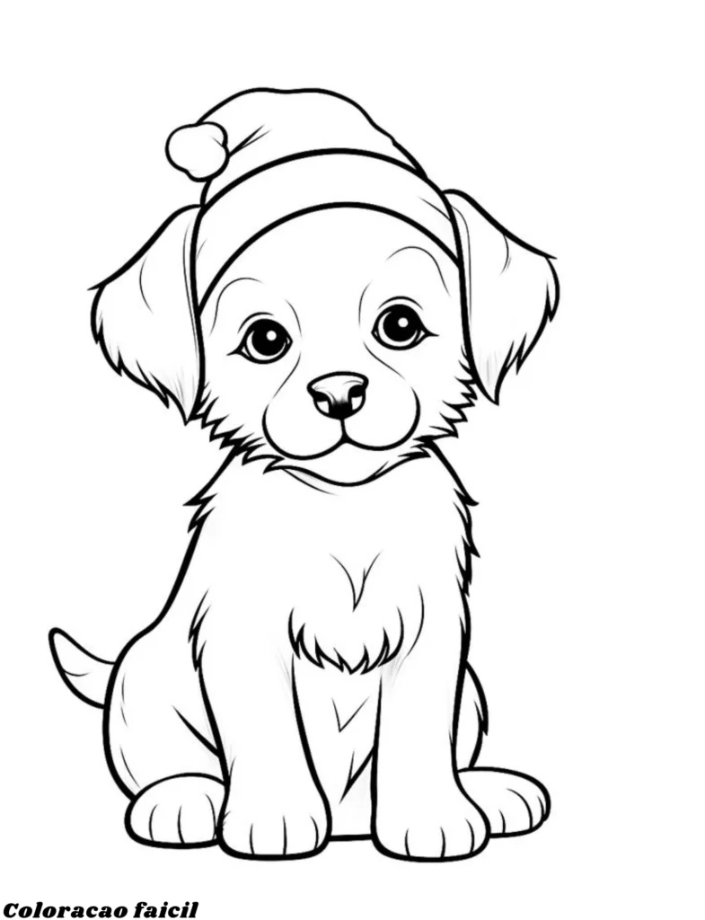 desenhos de cachorros para colorir