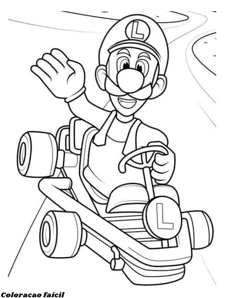 desenhos para colorir mario bros