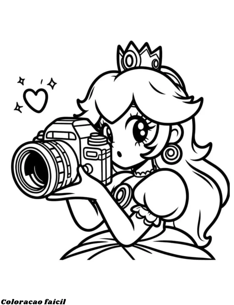 imagens para colorir princesa