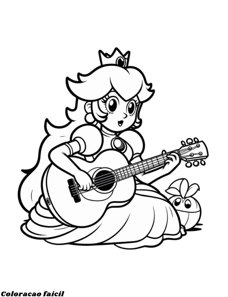imagens para colorir princesa