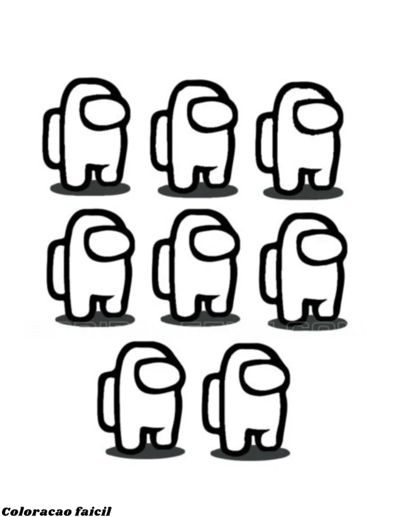 among us desenhos