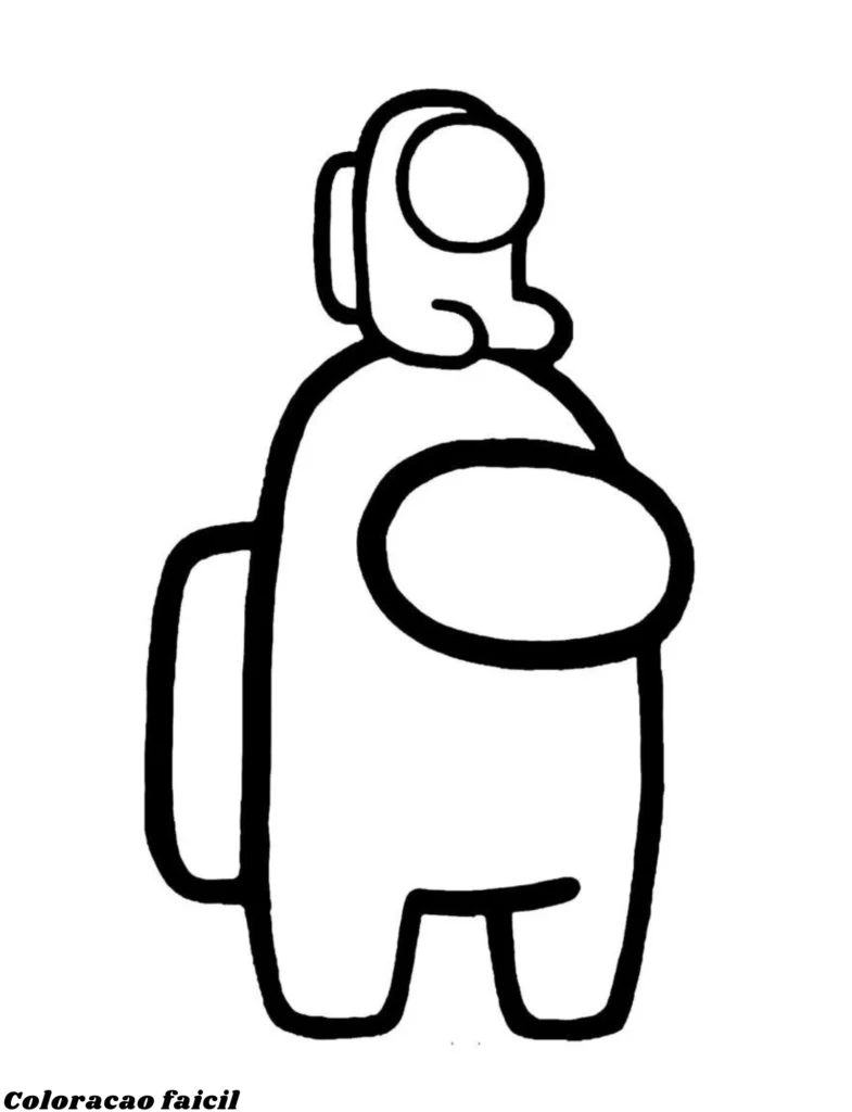 amog us para colorir