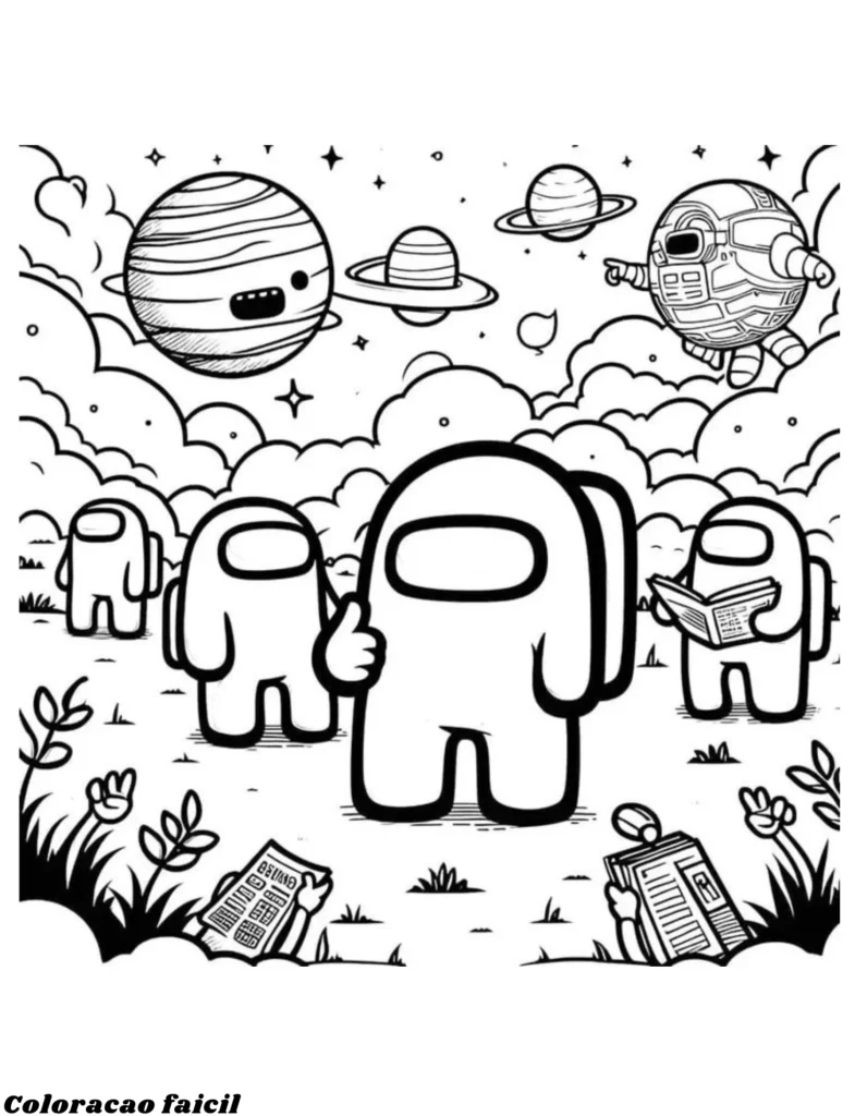 desenhos do among us