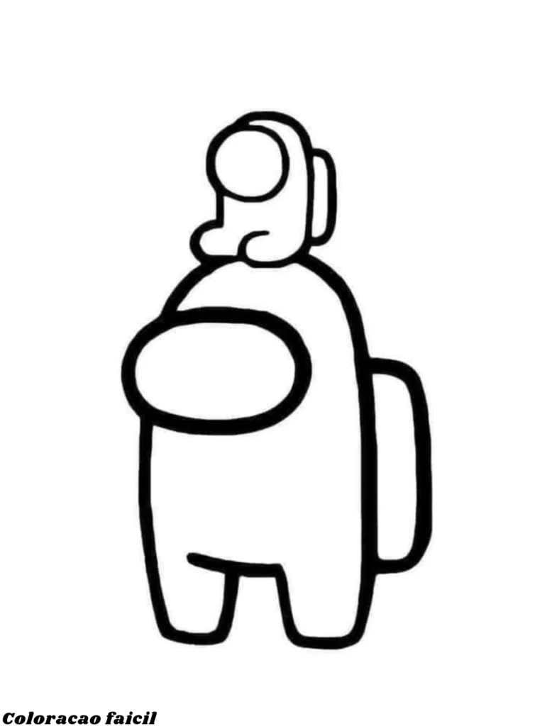 desenho among us para colorir
