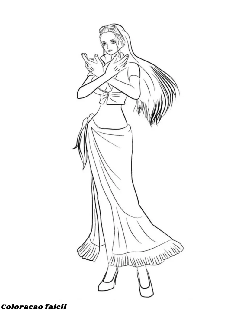 desenho de one piece para colorir