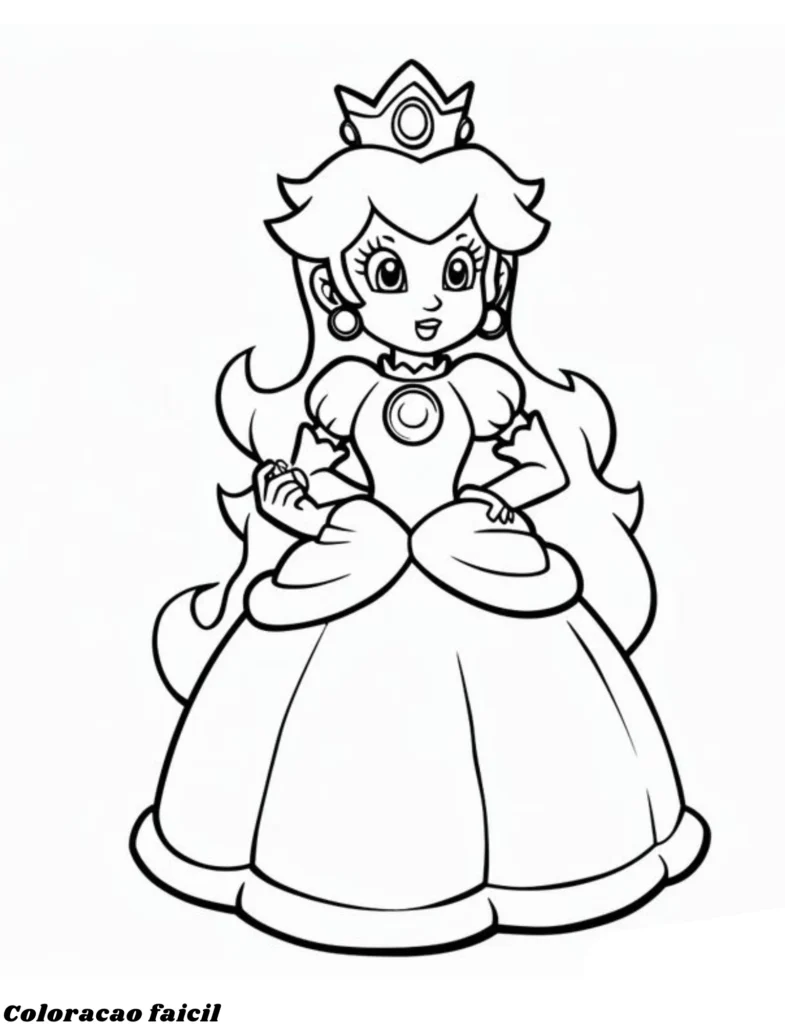 desenhos da princesa peach