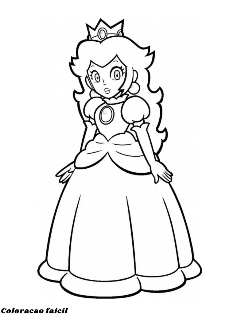 desenhos da princesa peach