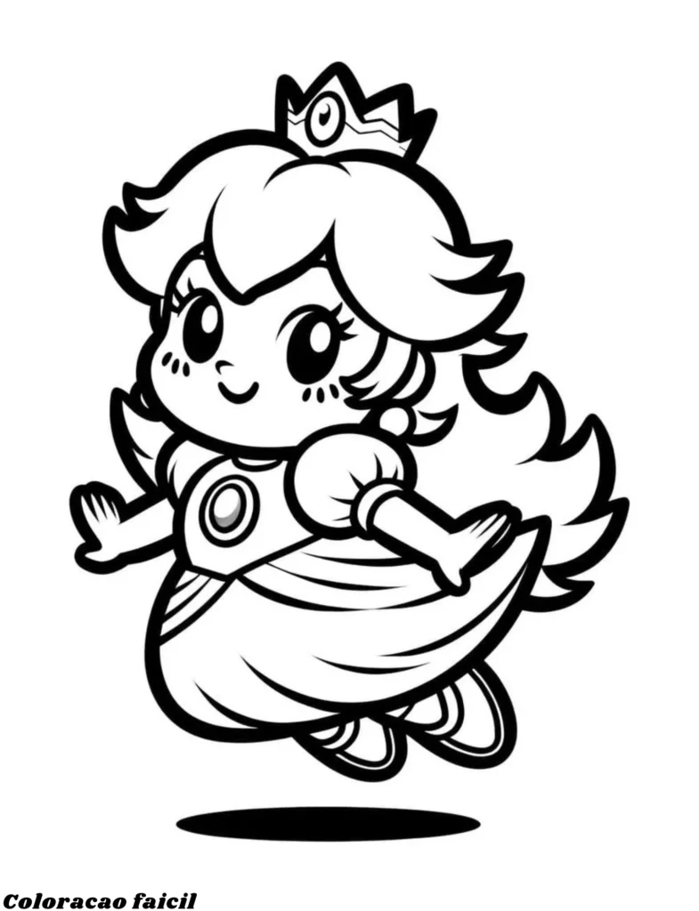 desenhos da princesa peach