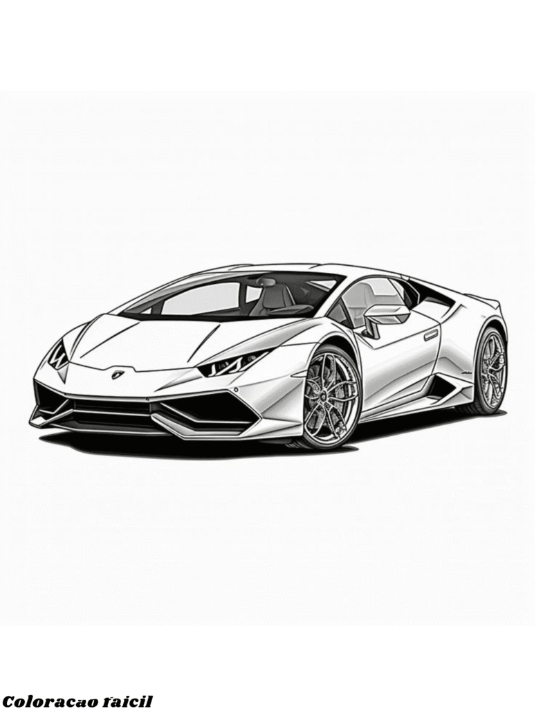 colorir desenhos de carros