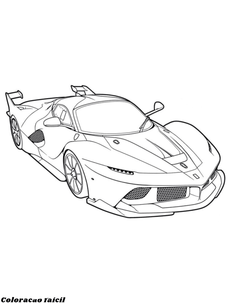 desenhos para colorir dos carros