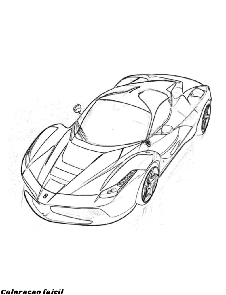 carros desenhos para imprimir