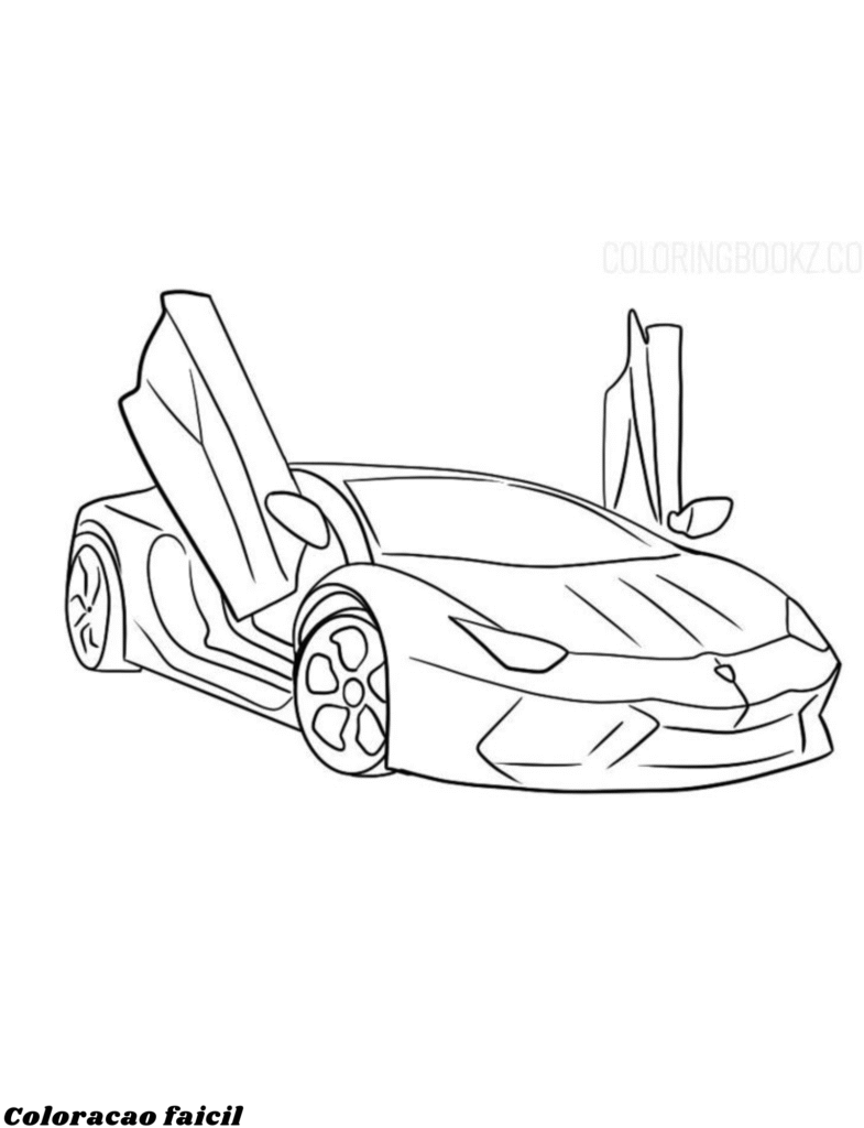 fotos de carros para colorir
