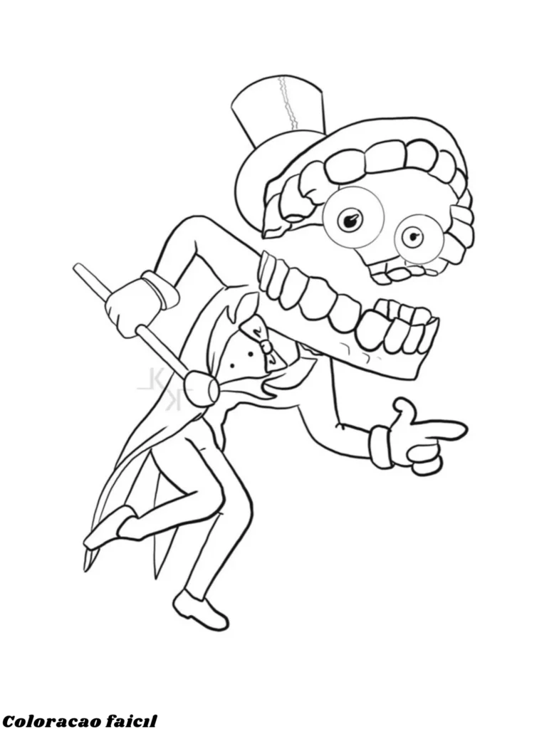 circo digital desenho para colorir