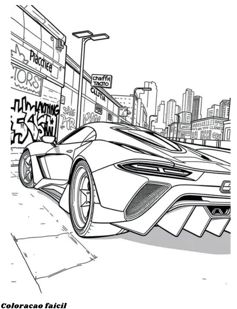 desenho de lamborghini