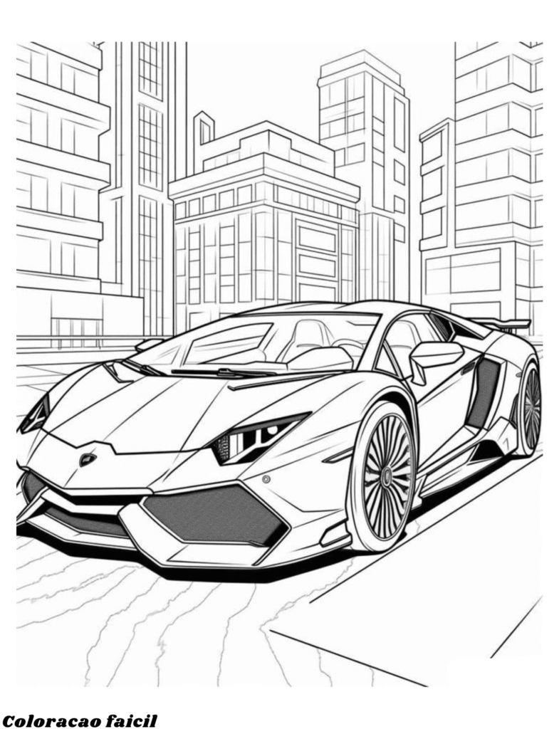 desenhos lamborghini
