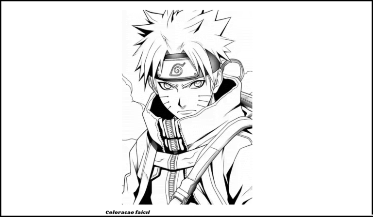 naruto para colorir