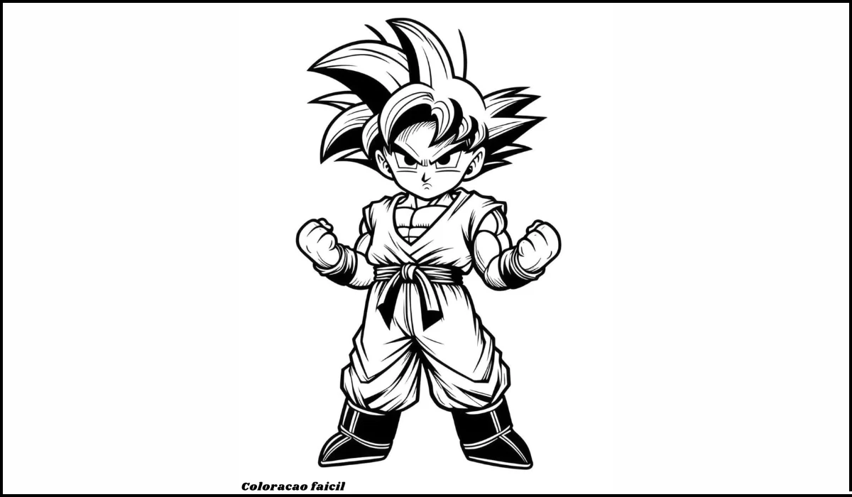 vegeta para colorir