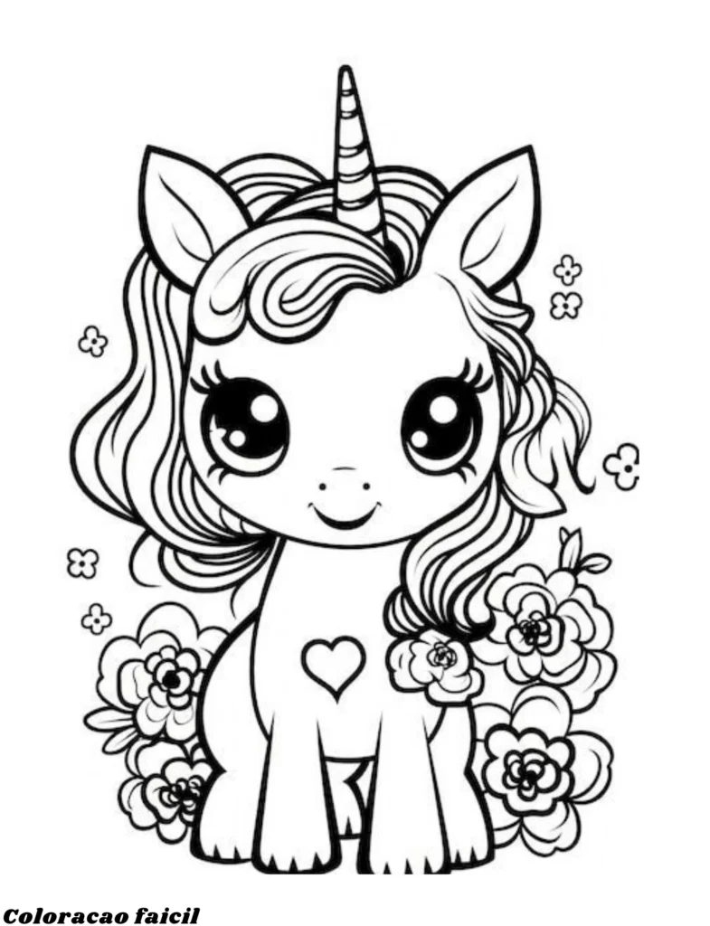 desenhos de unicornios para colorir