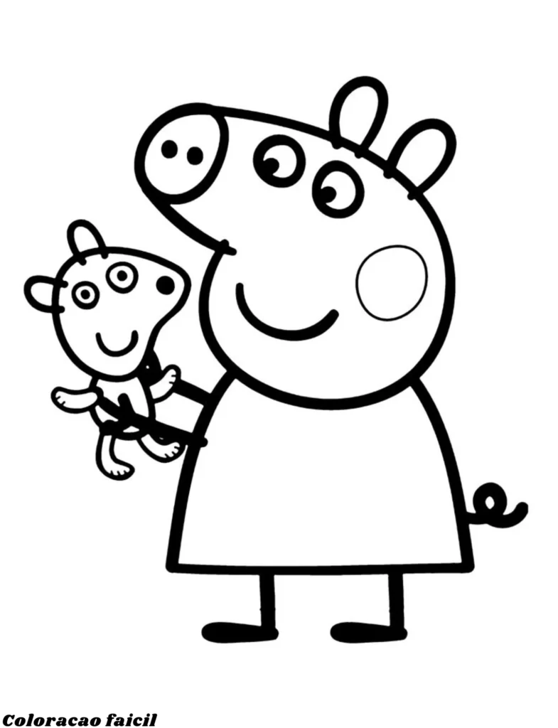 desenhos da peppa para colorir