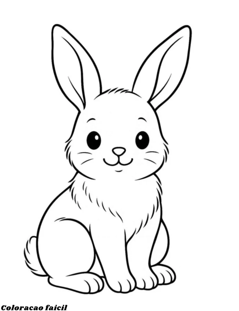 coelhinho para colorir