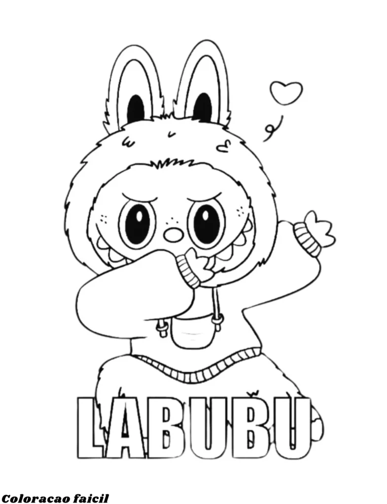 Outra paixão do Labubu é estar sempre na moda — e, dessa vez, ele escolheu um visual cheio de estilo, pronto para ganhar as cores que você quiser.