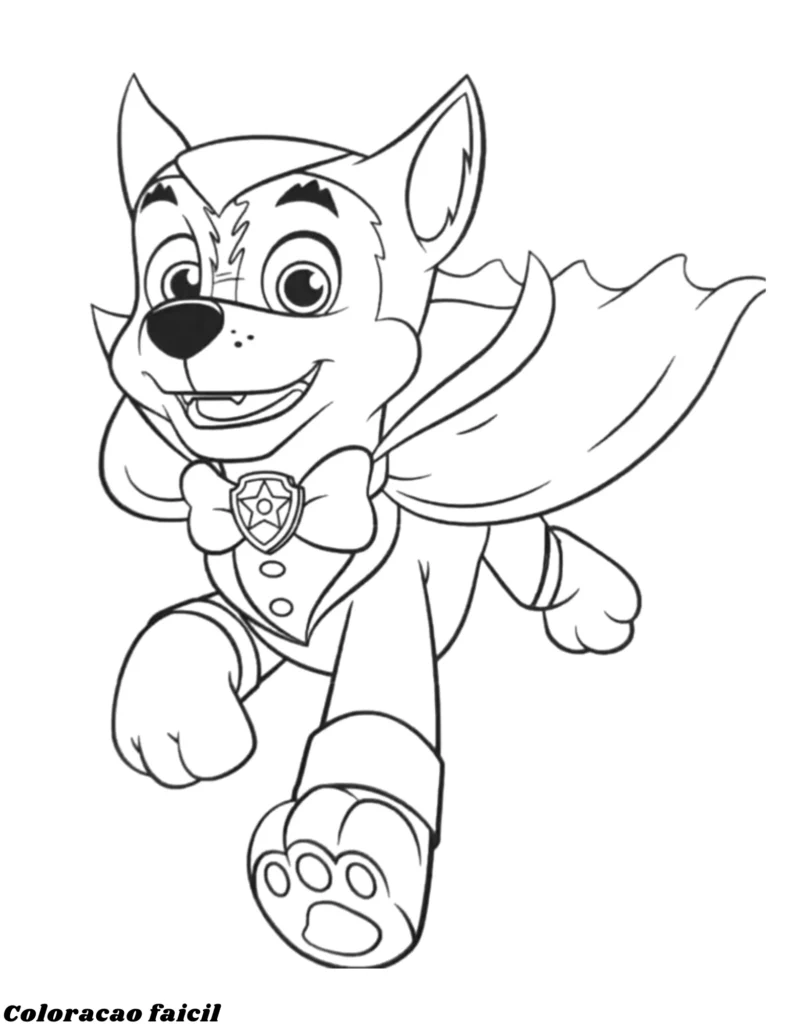 patrulha canina desenho colorir