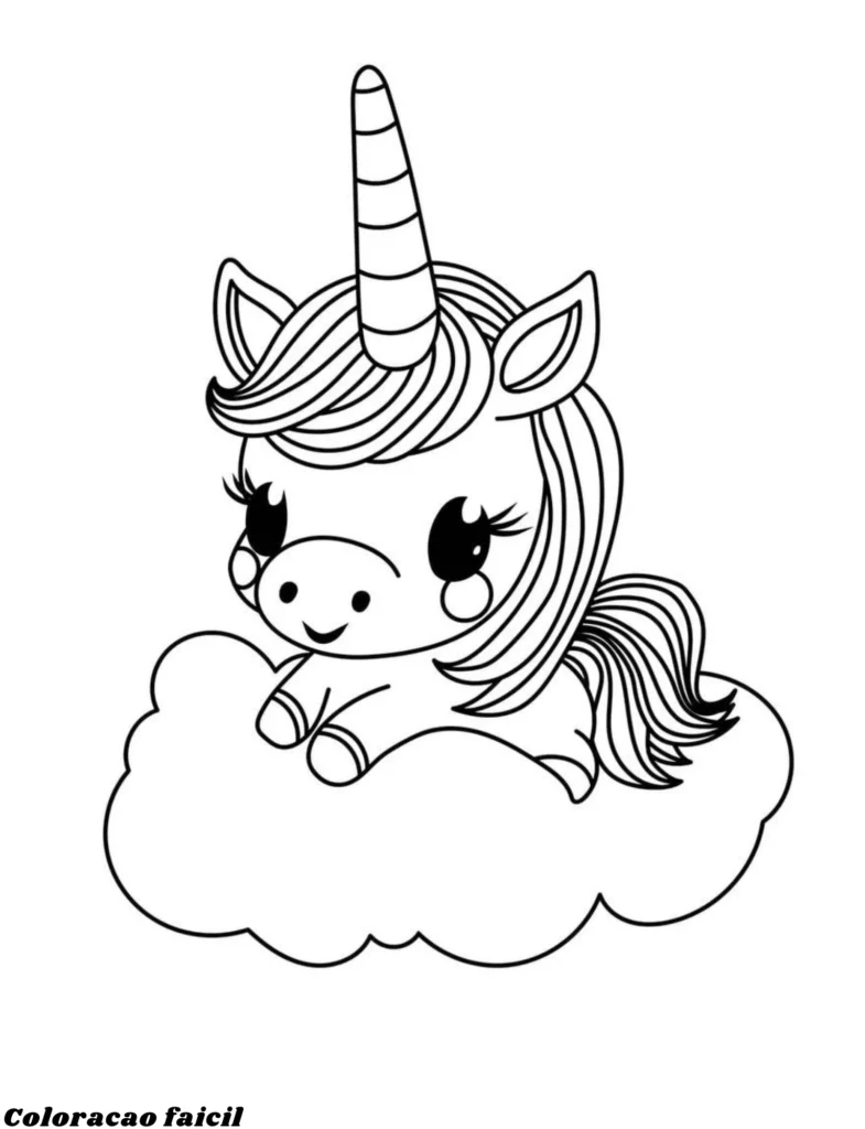 unicornio para imprimir
