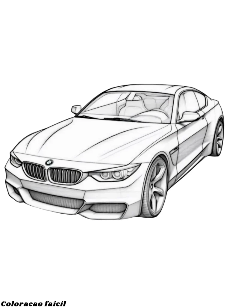 carros desenho para colorir