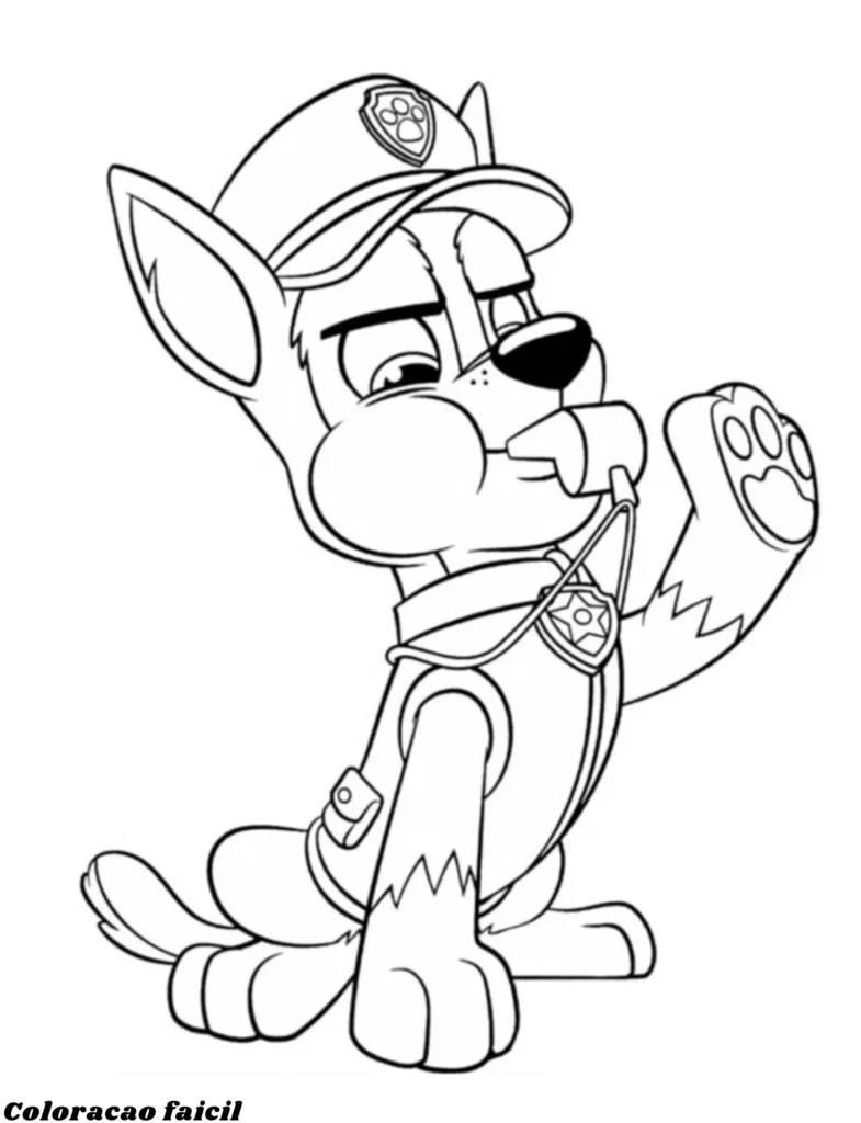 desenho da patrulha canina para colorir