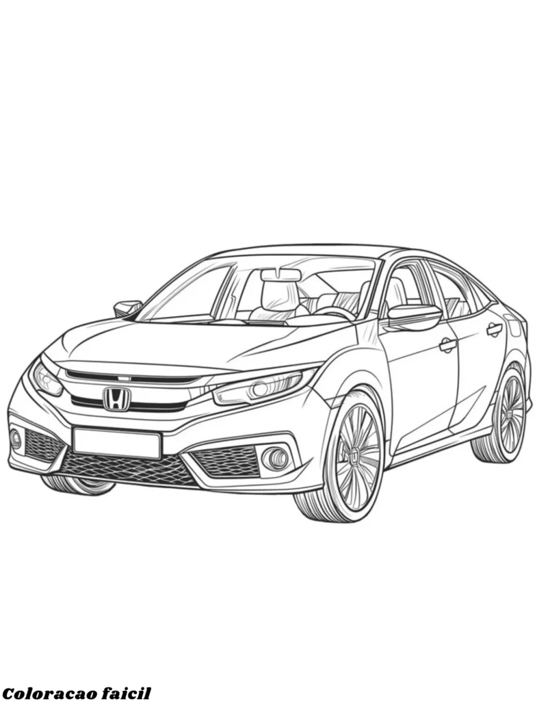 desenhos carros para colorir