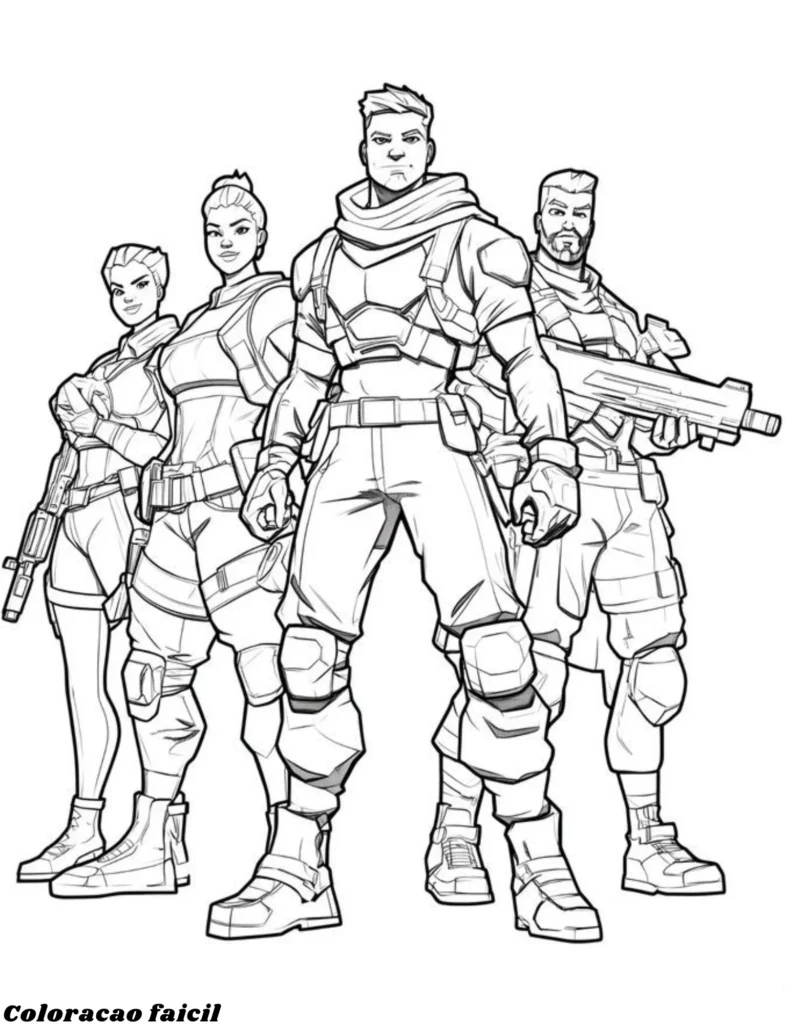 fortnite para colorir