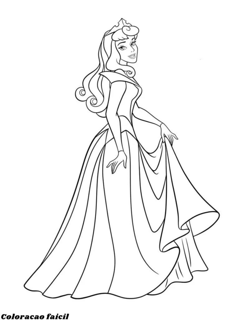 desenhos imprimir princesas