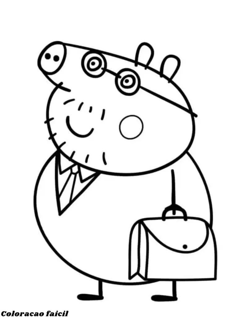 desenho peppa para imprimir